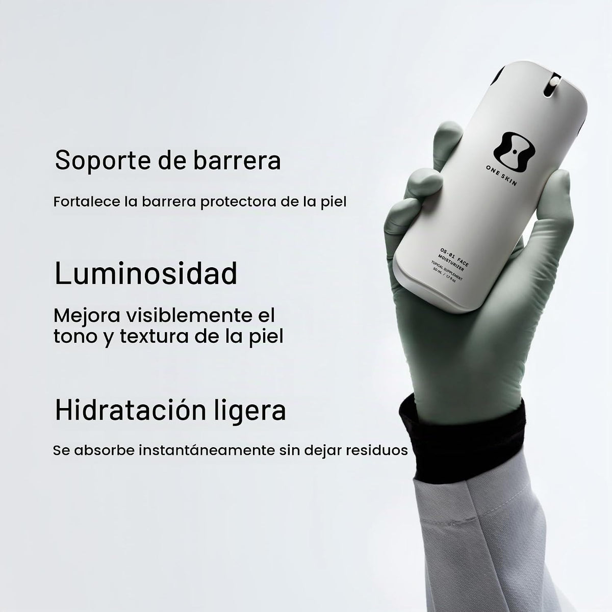 oneskin OS-01 FACE Peptide Moisturizer, Crema para la longevidad de...