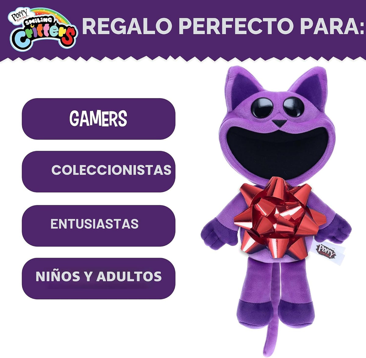 Poppy Playtime - Peluche de lujo de Smiling Critters [licencia ofic...
