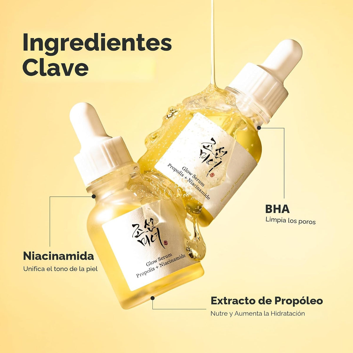 Beauty of Joseon Suero Brillo Propolis y Niacinamida Hidratante Fac...