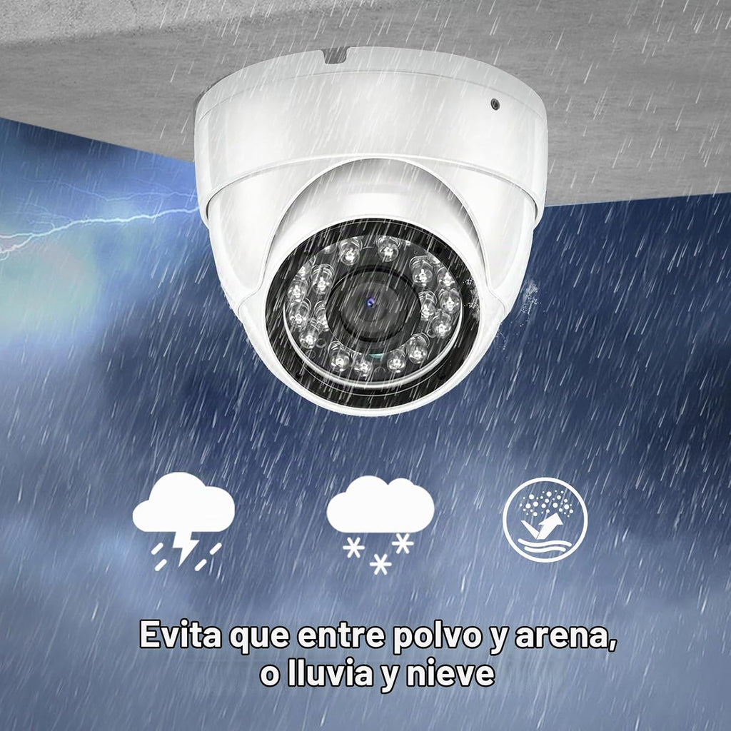 Cámara analógica Voniviewse 2MP 1080P 4 en 1 (TVI\/AHD\/CVI\/960H a...