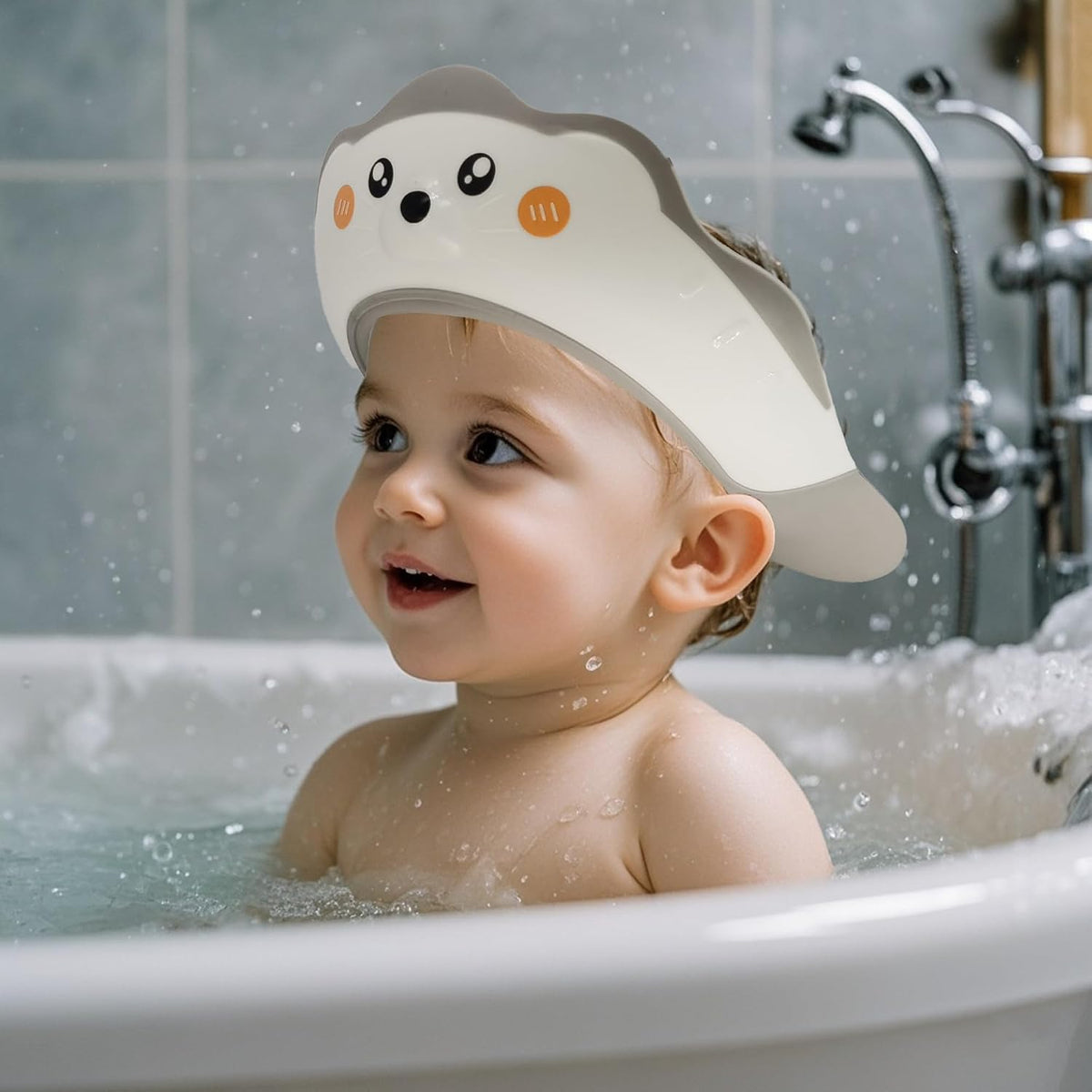 Gorro de baby shower, protector para baby shower, gorro de ducha pa...