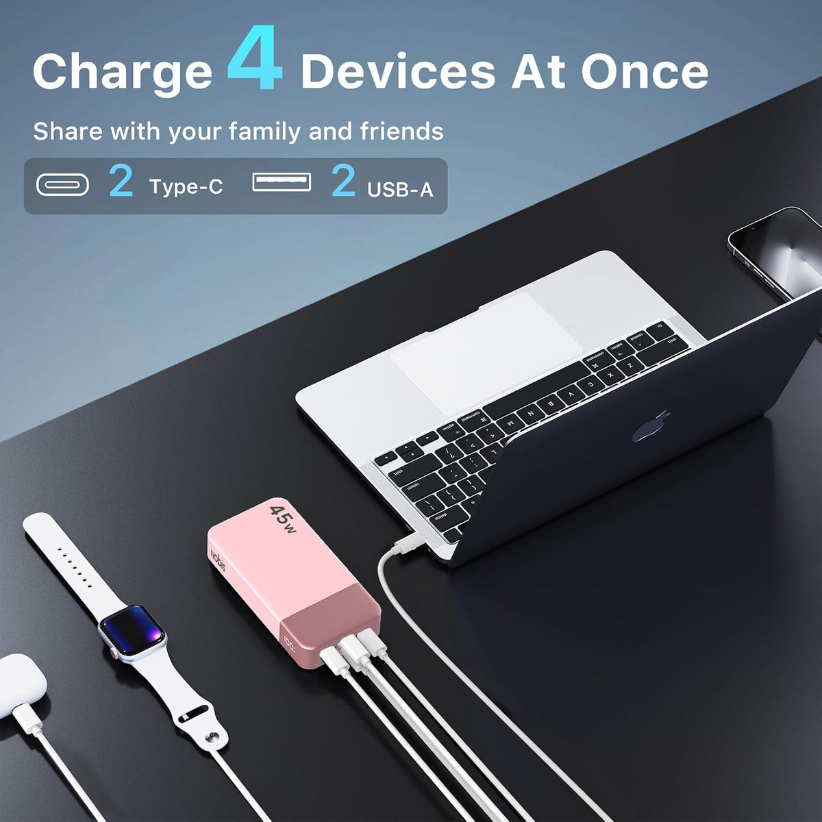 Cargador portátil NOBIS 45W 20000mAh Power Bank carga rápida | Paqu...
