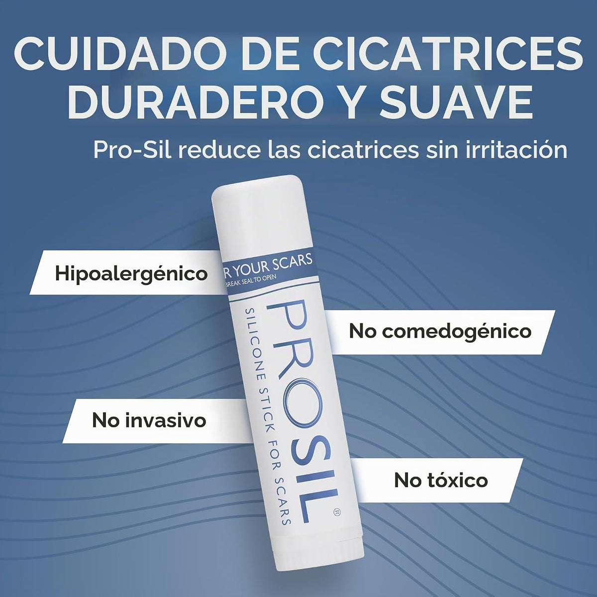 Biodermis Pro-SIL - Barra de gel de silicona para cicatrices, cuida...
