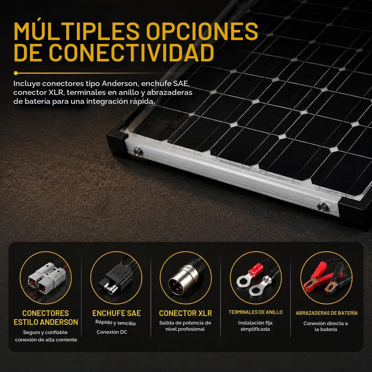 ¡Go Power! Kit de paneles solares plegables, portátiles GP-PSK-120...