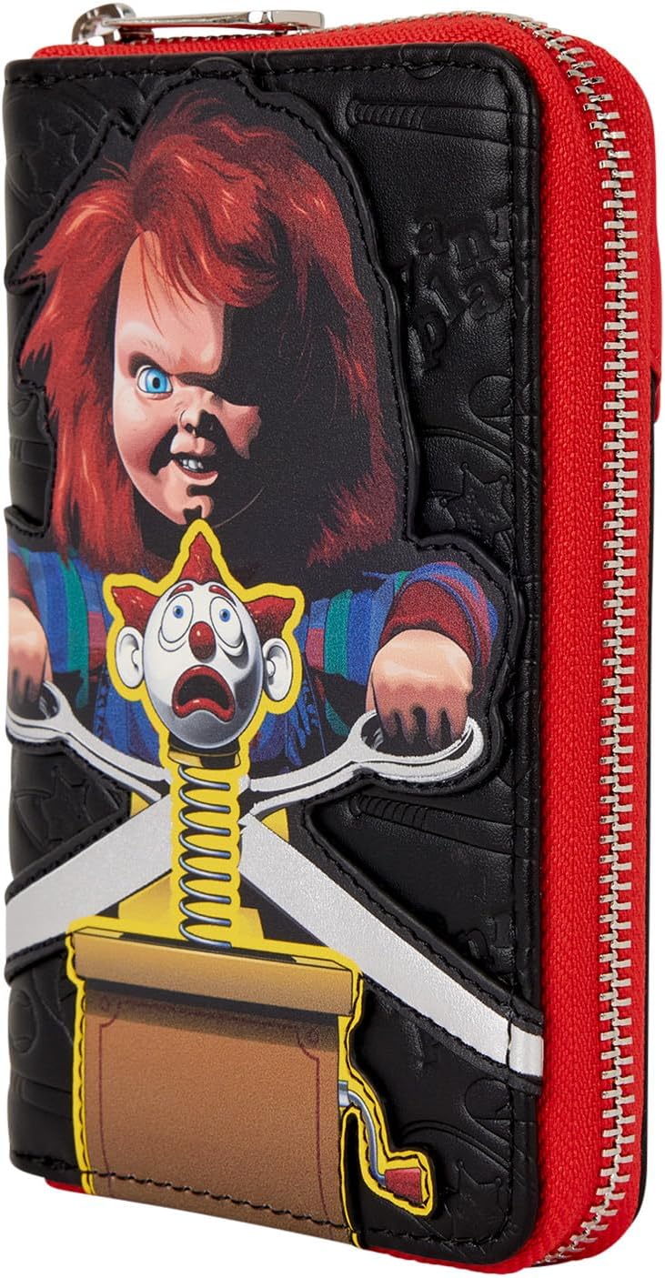Loungefly Cartera universal Chucky con cremallera alrededor