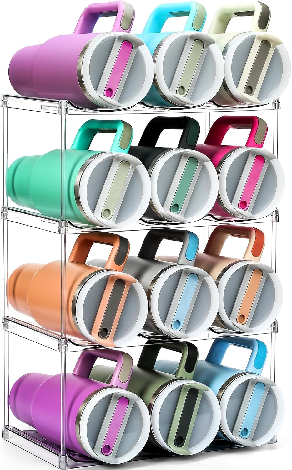 Organizador de botellas de agua prémium para Stanley de 40 onzas y...