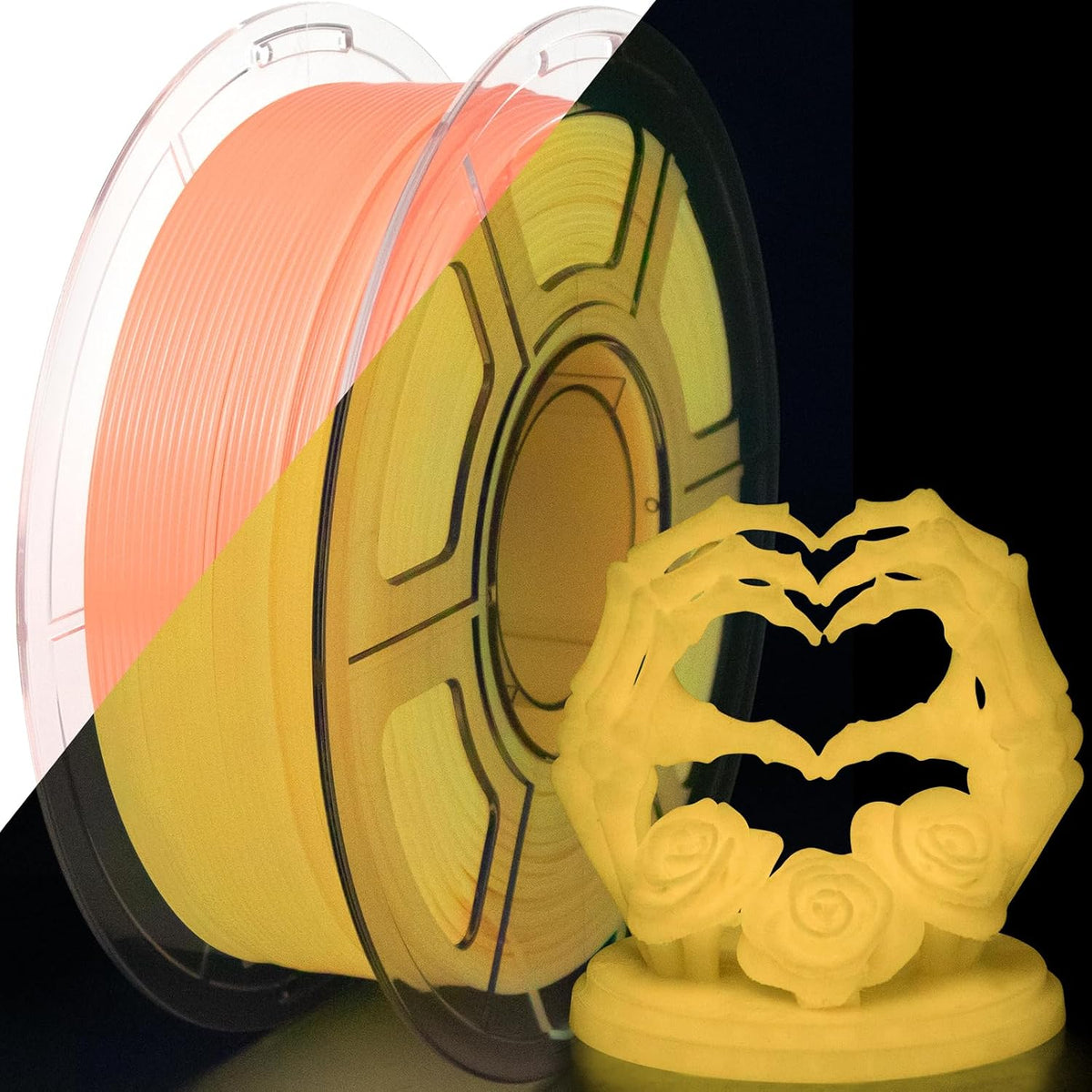 iSANMATE Filamento para Impresora 3D Brillo Naranja PETG, Filamento...