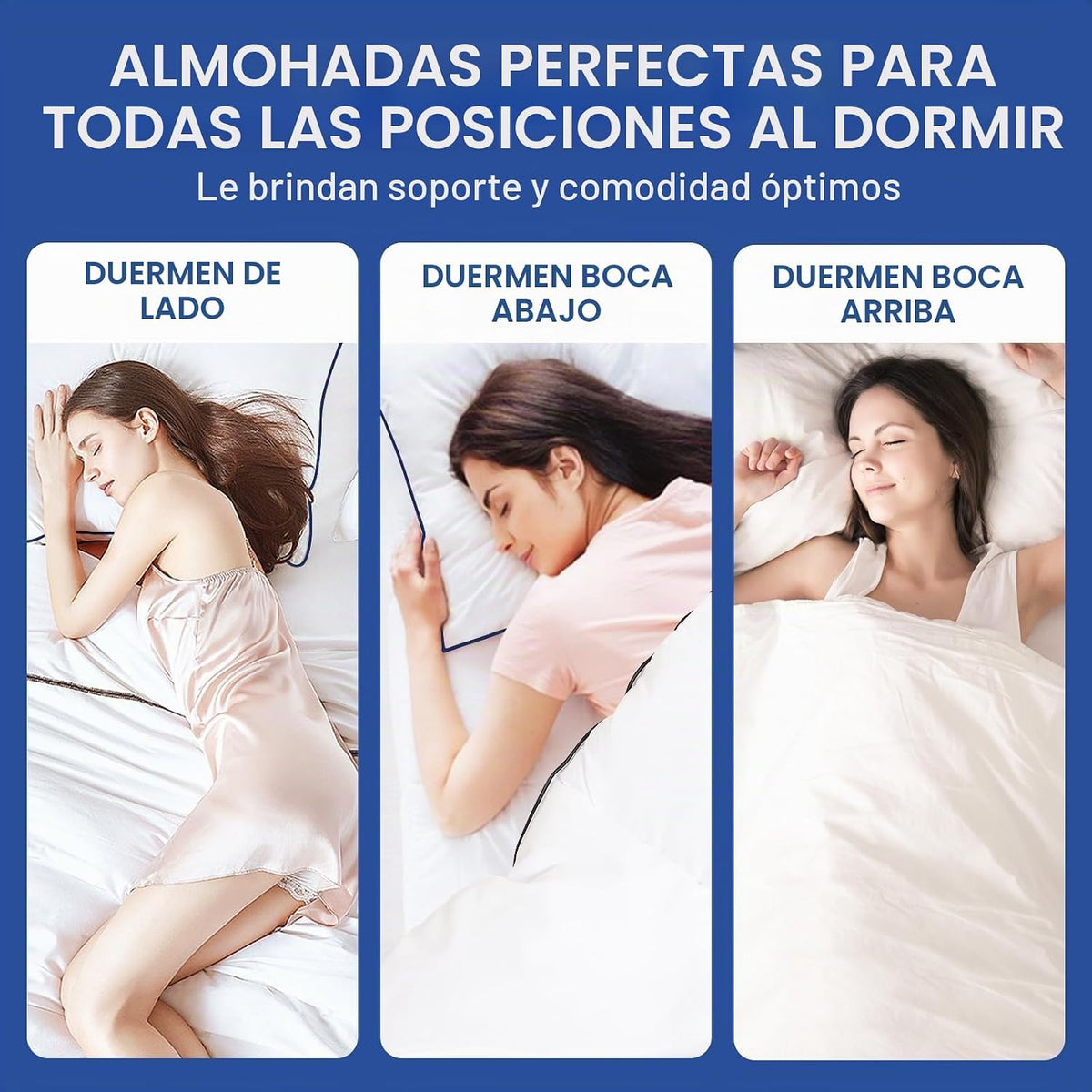 Almohadas Premium de Tamaño Queen, Juego de 2, Almohadas de Cama de...