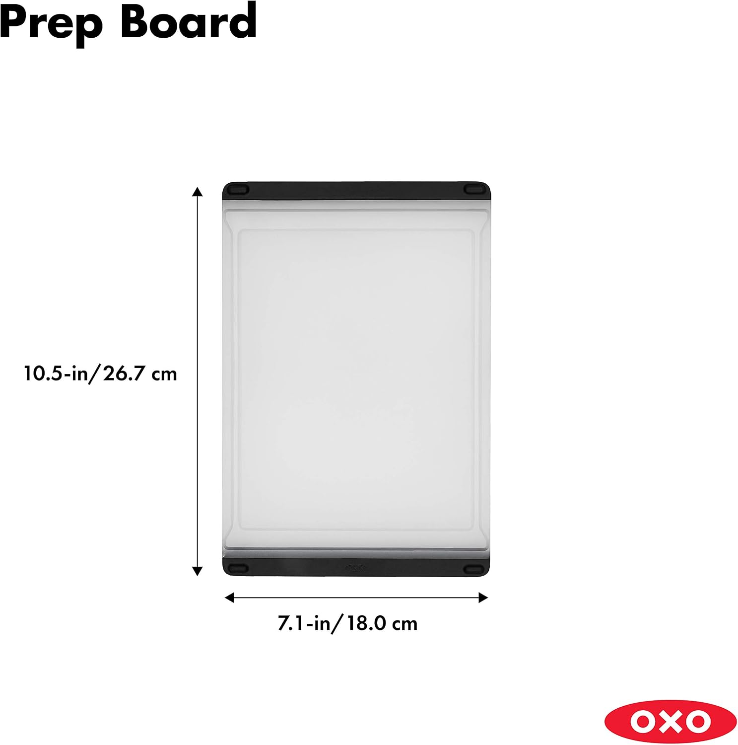 OXO Good Grips - Tabla de cortar de plástico para preparación | Sup...