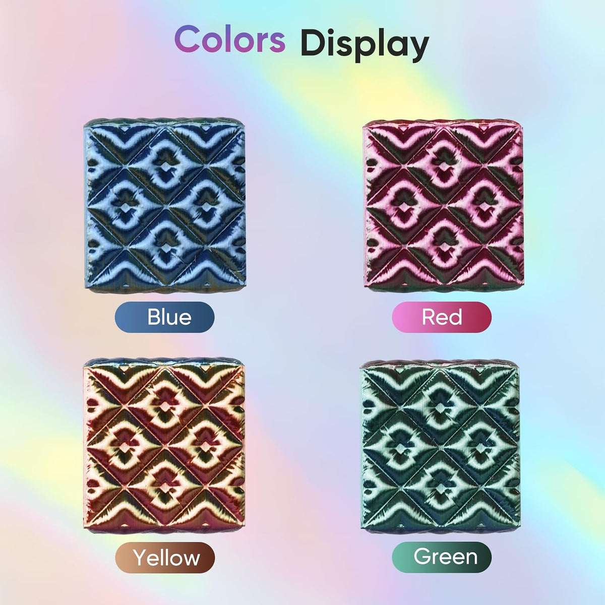 ERYONE HS Seda Cuádruple Color Filamento PLA para Impresora 3D de 0...