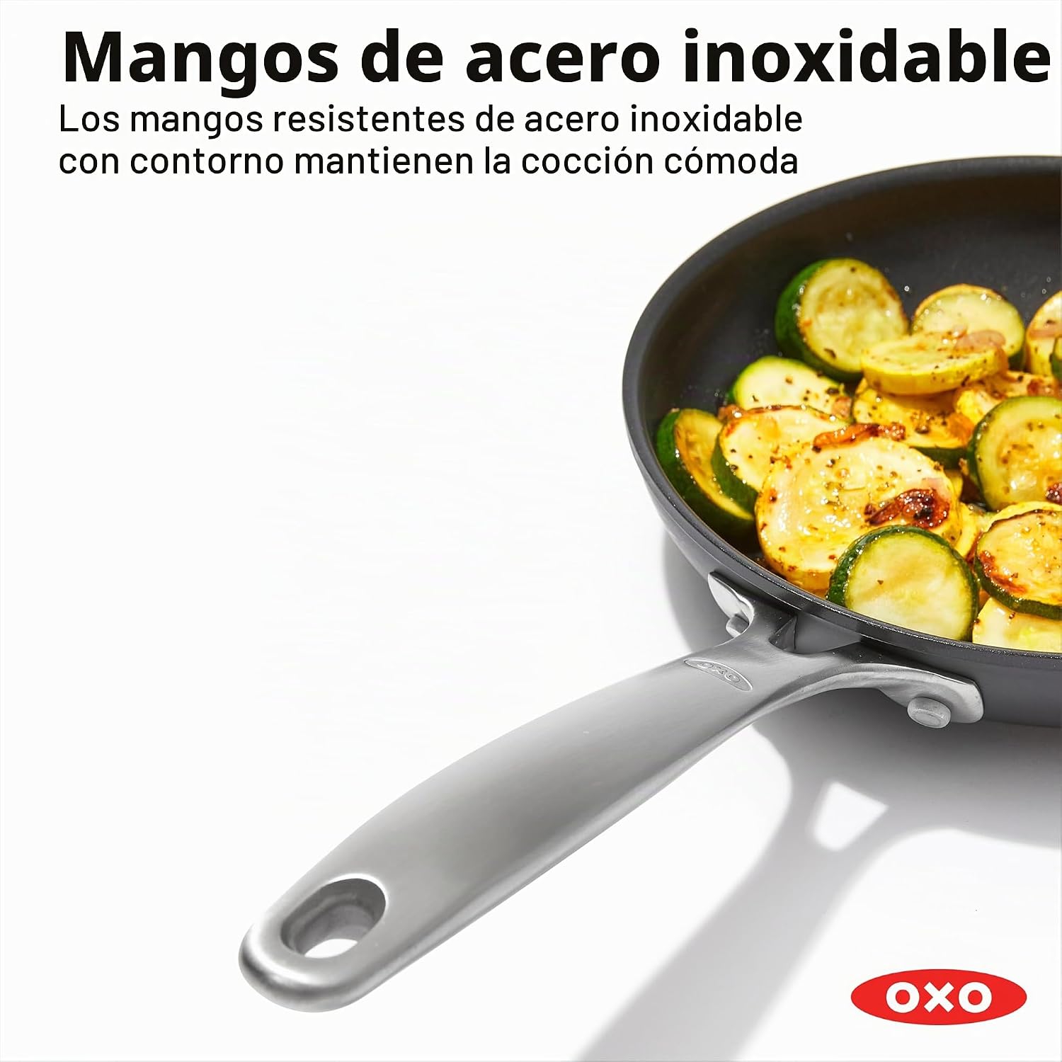 OXO Juego de ollas y sartenes mejoradas de 10 piezas, cerámica anti...
