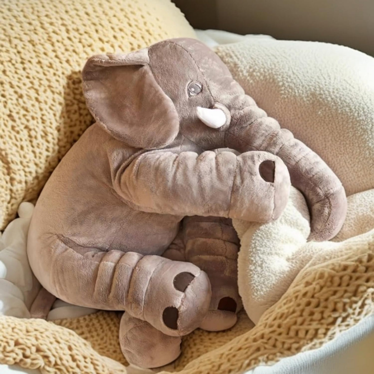 Ryttir Elefante de Peluche Grande Peludo de 31 Pulgadas, Juguete de...