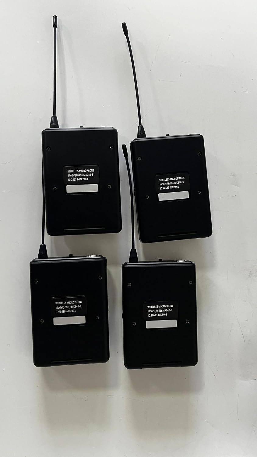 Sistema de micrófono inalámbrico MicrocKing 4 Bodypacks para clase...