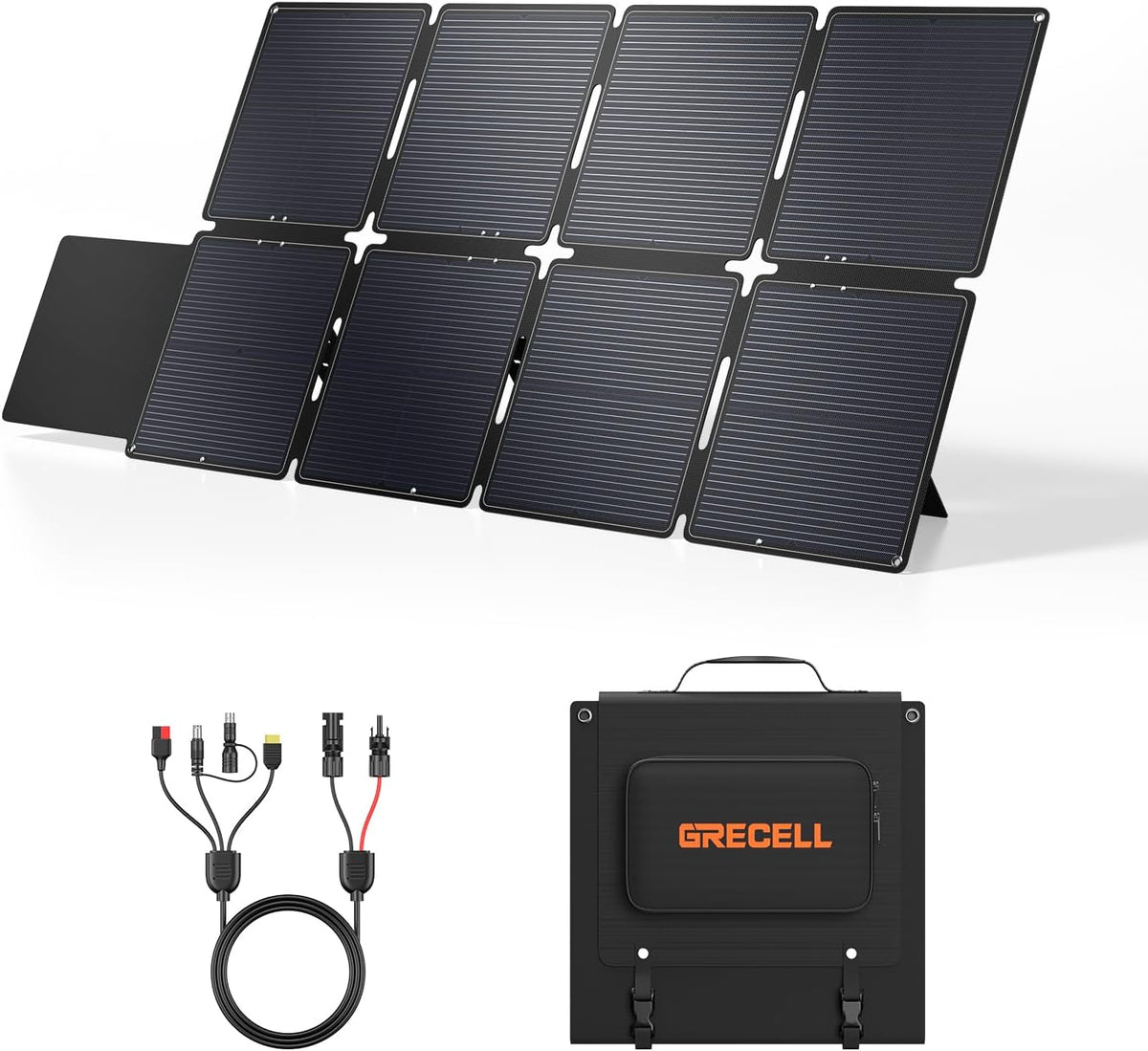 GRECELL - Panel solar portátil de 240 W para central eléctrica, ult...