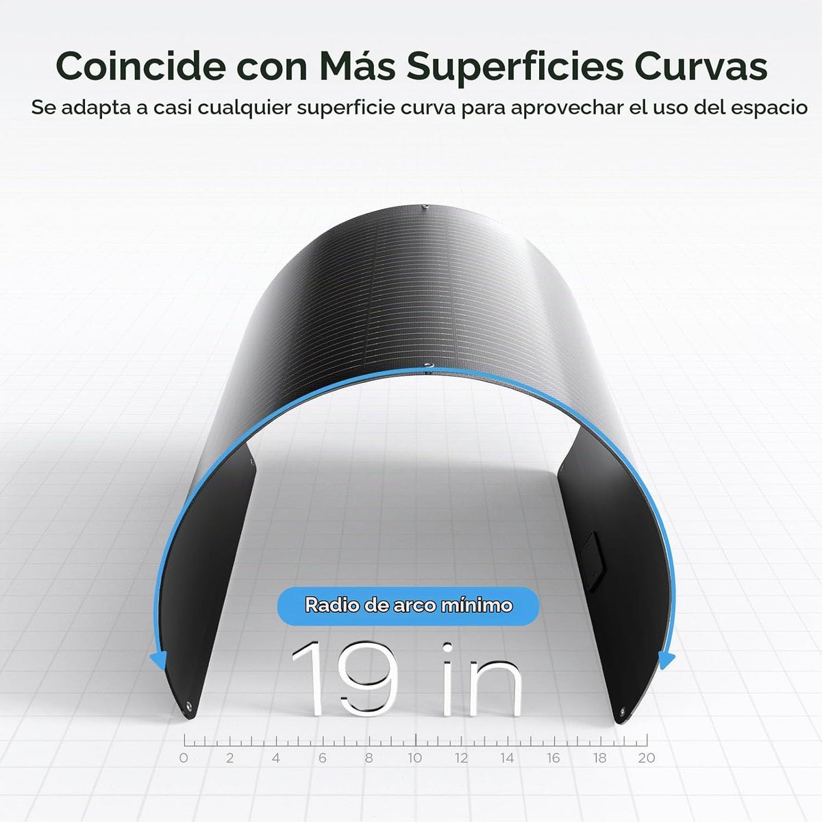 Callsun Panel solar flexible de 200 W (2 x 100 W), ETFE ultrafino |...