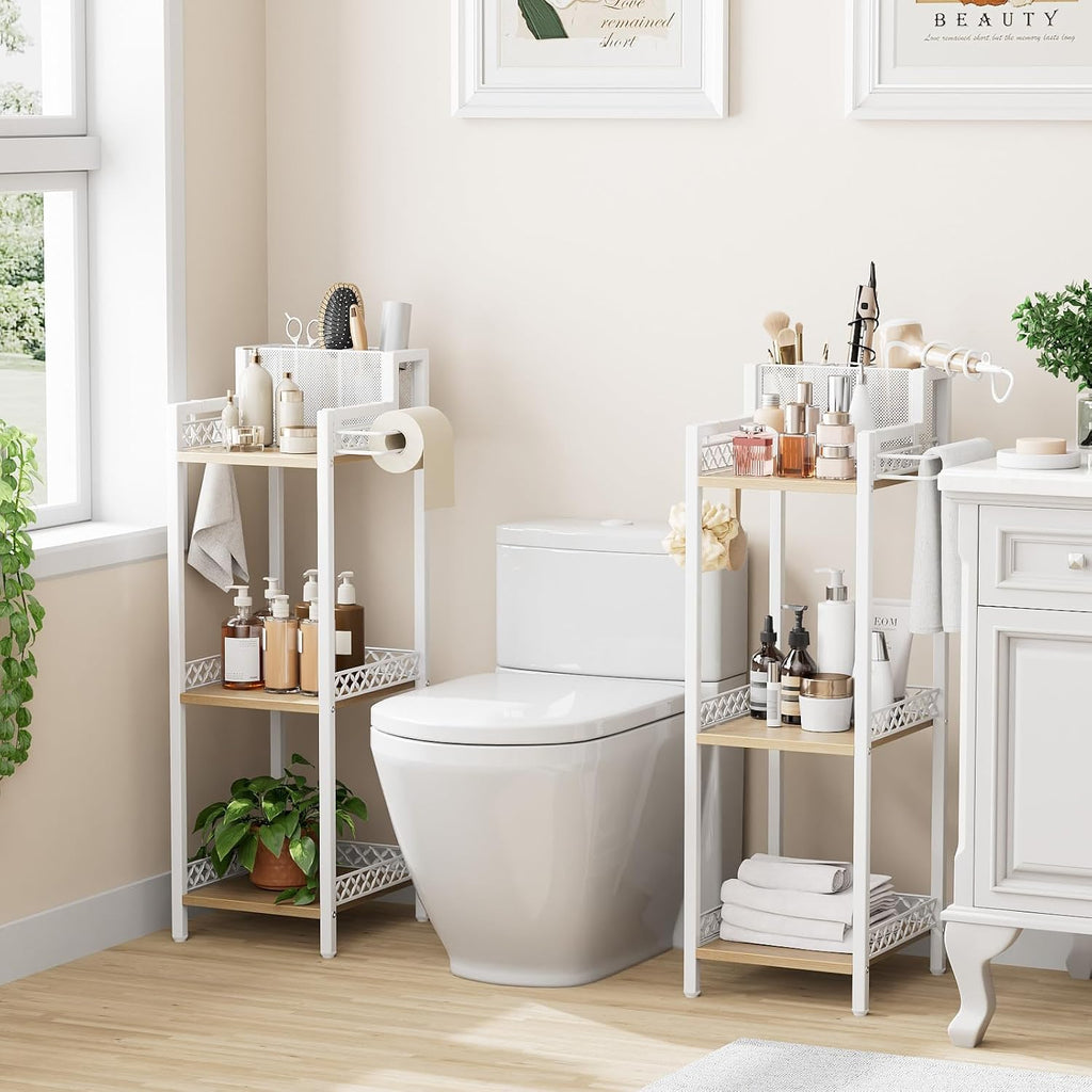 FURFUN - Estante de almacenamiento delgado para baño, organizador d...
