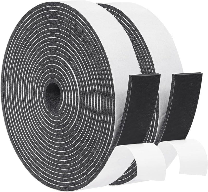 Yotache - 2 rollos de cinta adhesiva de espuma de 1" de ancho x...