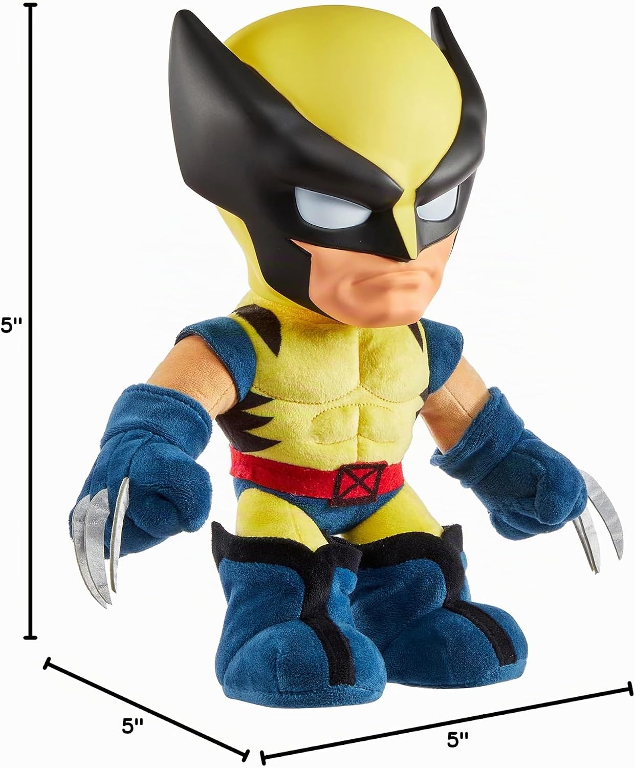 Mattel Marvel X-Men Peluche con sonidos y voz, coleccionable Wolver...