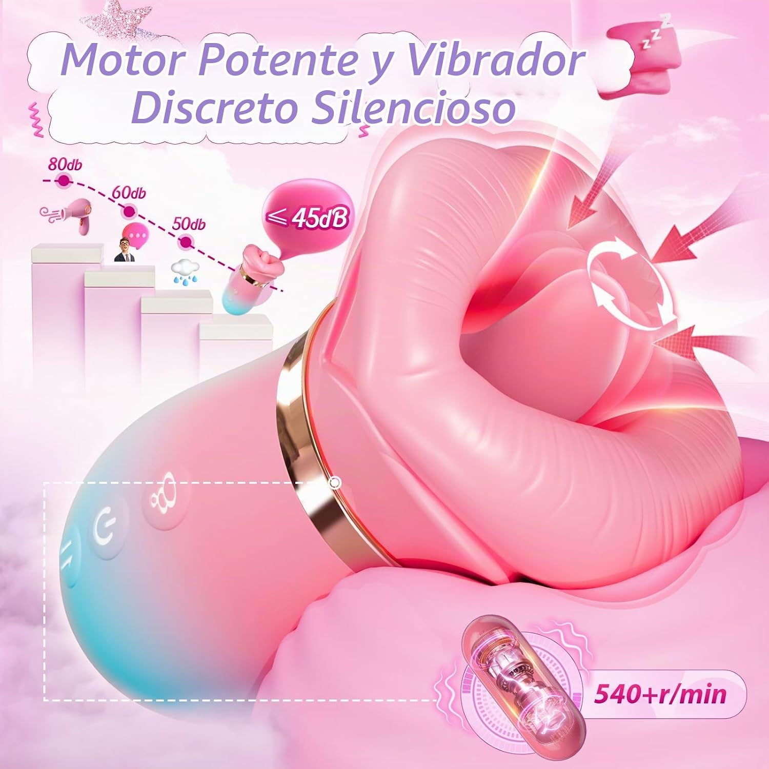Vibrador para Adultos Juguetes Sexuales para Mujeres - Sovokn Vibra...