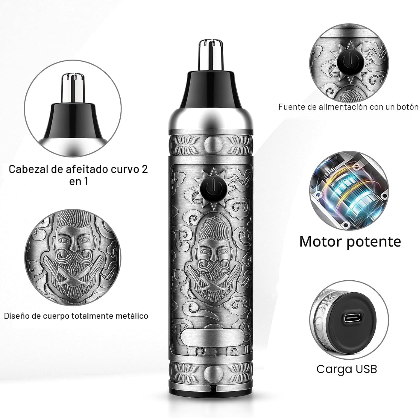 GSKY Cortadora de pelo profesional, recortadora de barba y kit de a...