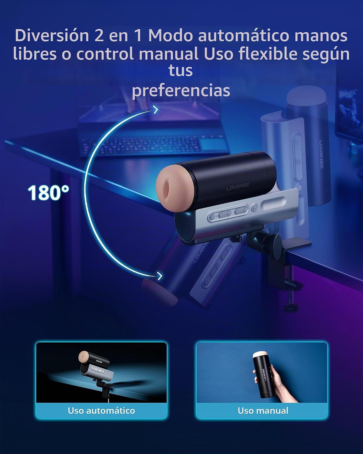 LOVENSE Solace Pro Masturbador automático masculino, máquina de mam...