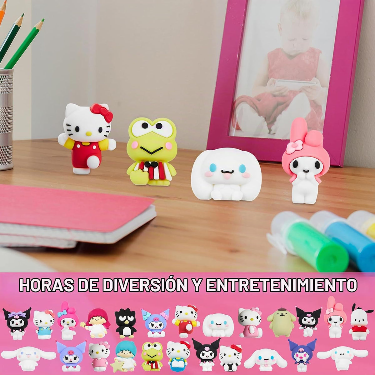 Hello Kitty y amigos: cápsulas sorpresa misteriosas con 12 piezas d...