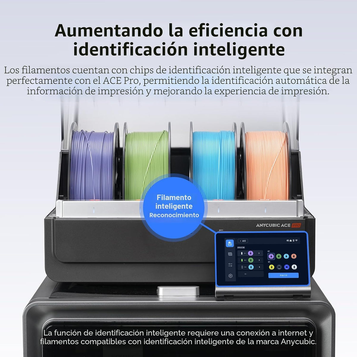 ANYCUBIC PLA Plus (PLA+), Paquete de filamento para impresora 3D de...