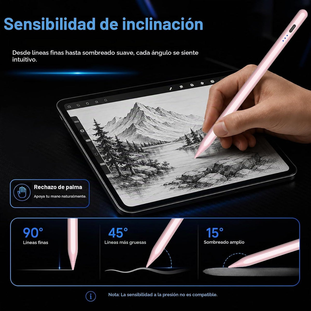 HATOKU Stylus Pen para Apple iPad 2018-2026 para tomar notas y dibu...
