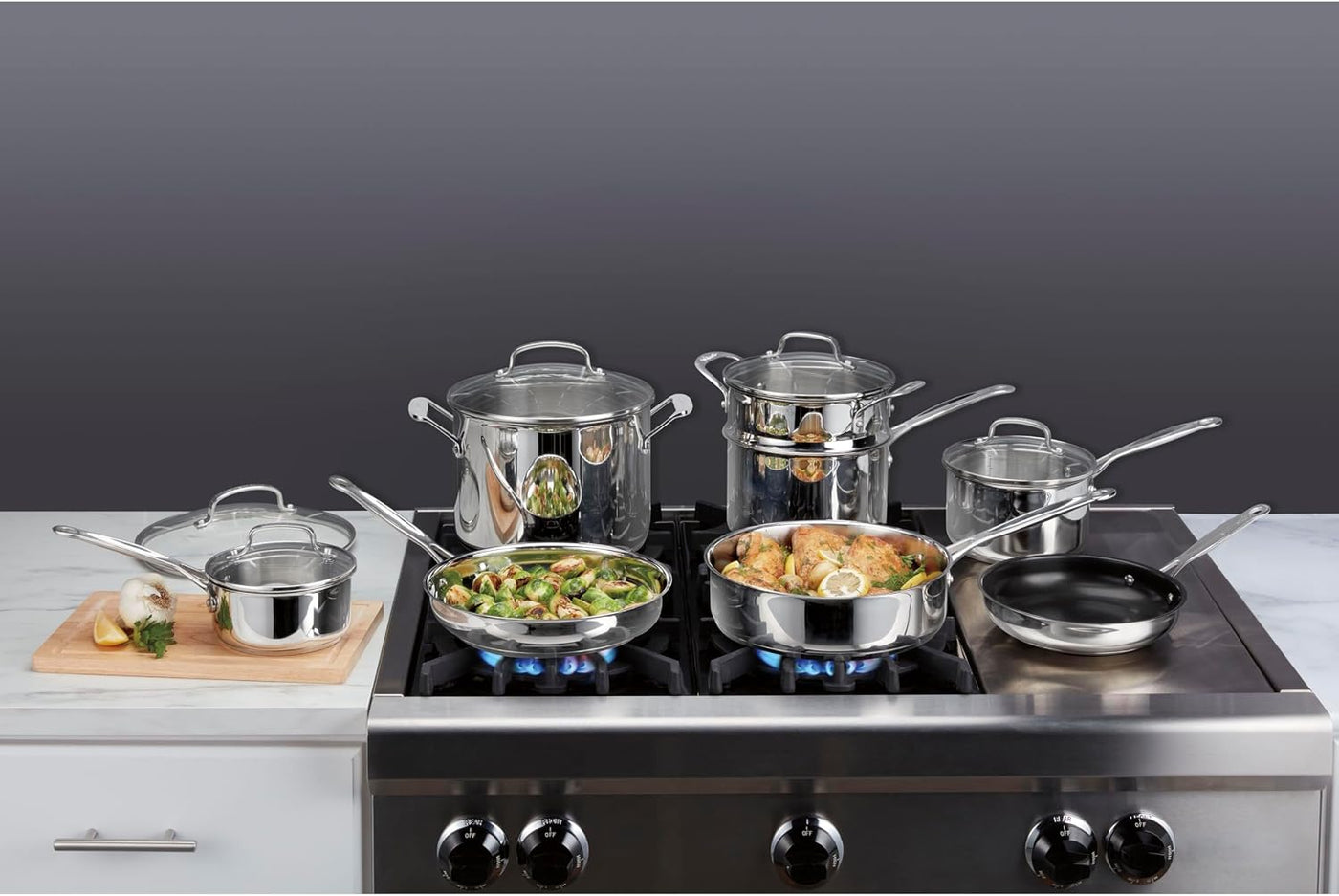 Cuisinart - Juego de utensilios de cocina Chef's Classic de ace...