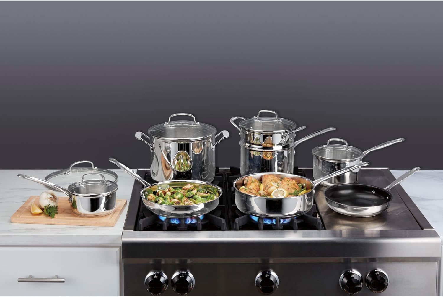Cuisinart - Juego de utensilios de cocina Chef's Classic de ace...