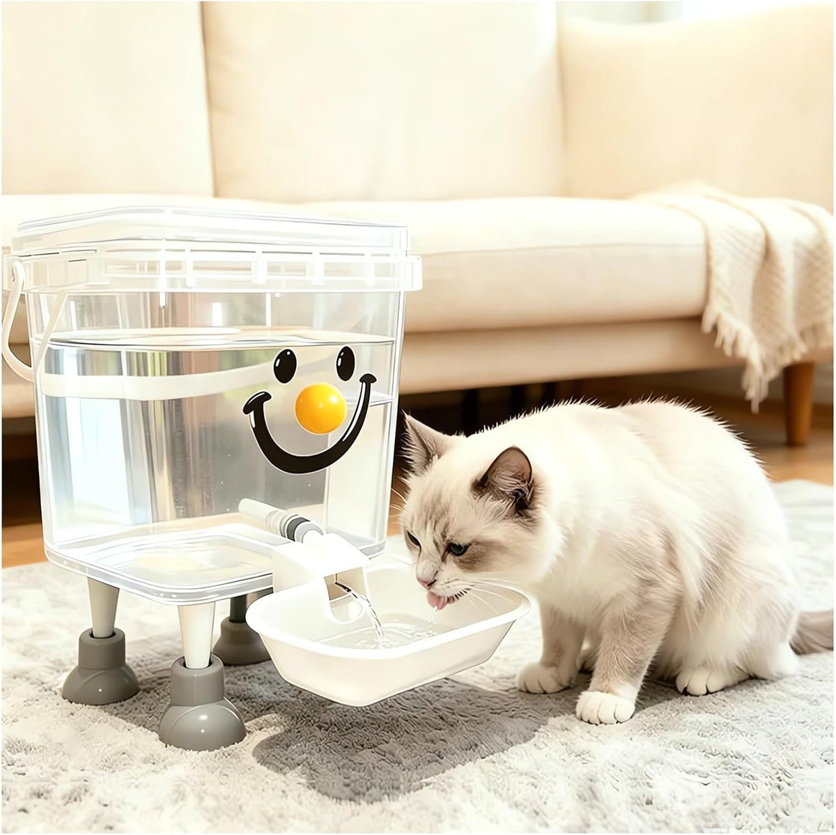 Dispensador de agua para mascotas con gran capacidad, para gatos y...