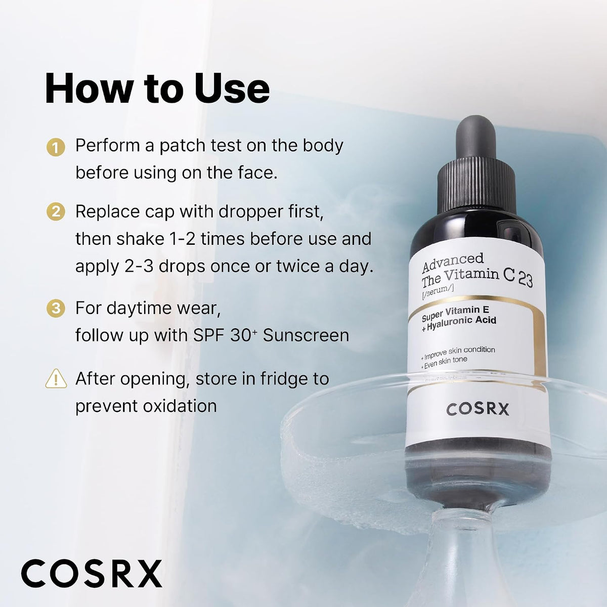 COSRX Suero de vitamina C puro al 23% para la cara con vitamina E |...
