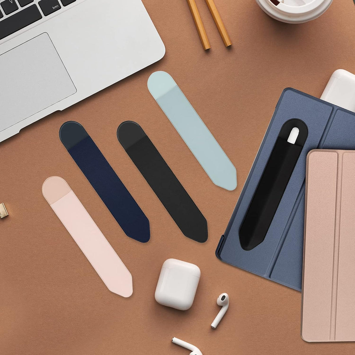 XLDLQU Paquete de 12 fundas adhesivas para lápices Apple Pencil (1ª...