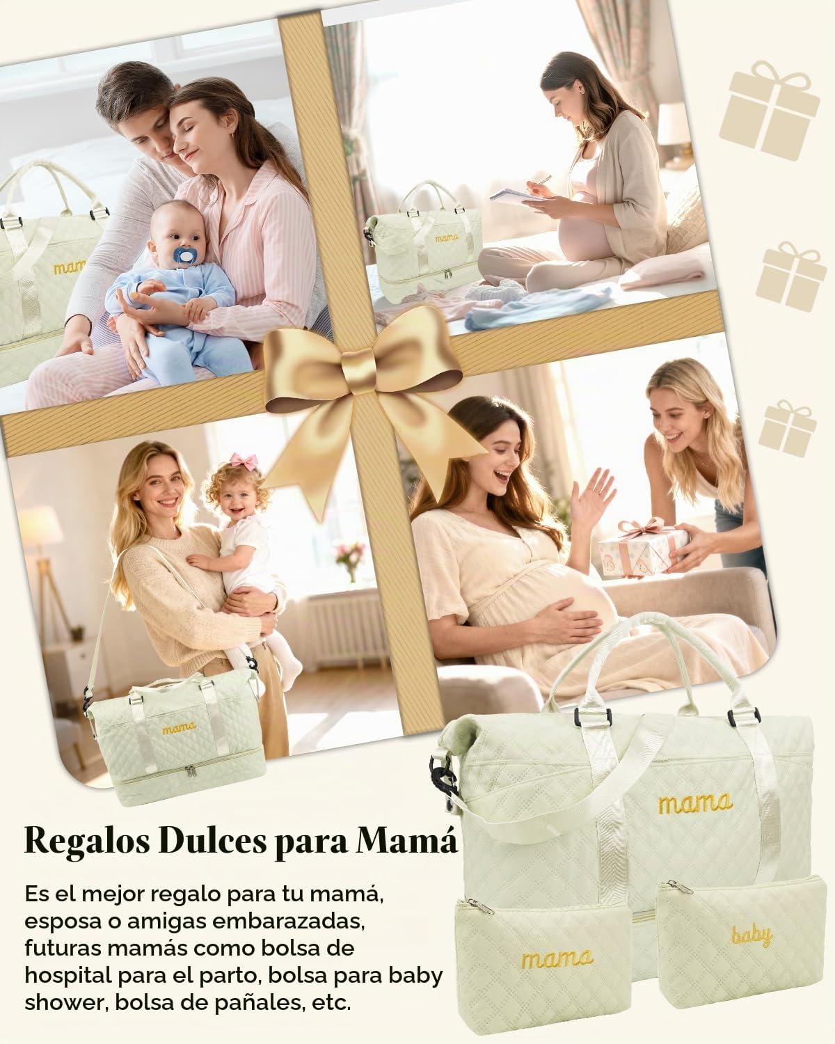 Mama Baby Bolsa de Hospital Esencial para Embarazo para Mujeres Par...