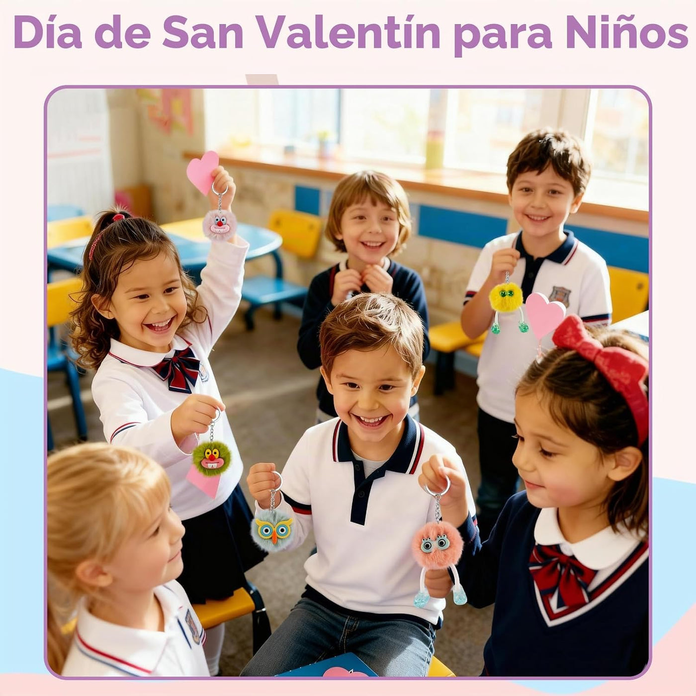 OMyFav 30 llaveros de recuerdo de fiesta, llavero kawaii para cumpl...