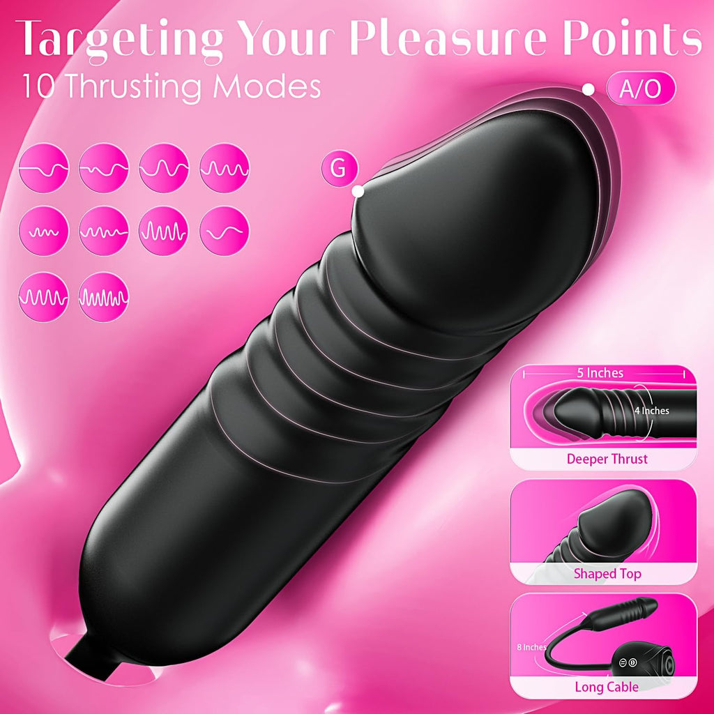 Consoladore Vibrador para Mujeres - MOOLIGIRL Control por APP Rosa,...