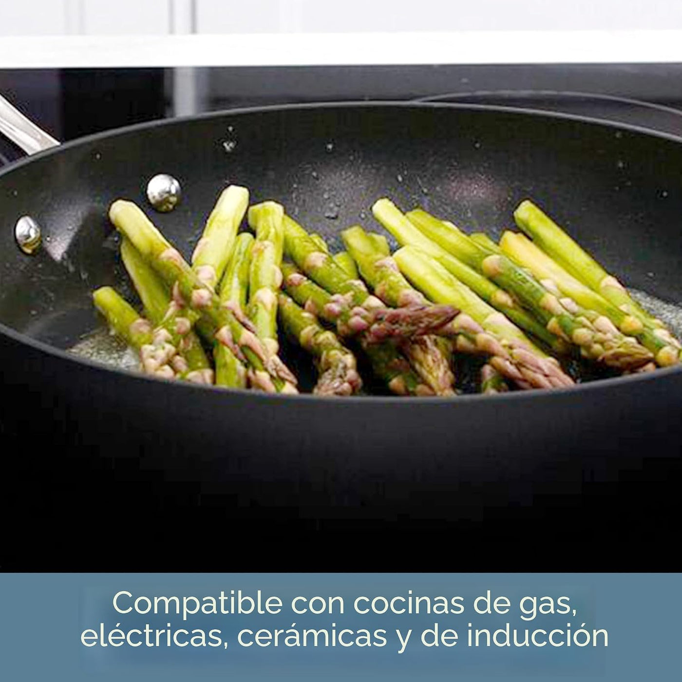 All-Clad HA1 - Juego de utensilios de cocina anodizados duros antia...