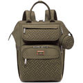 BabbleRoo Mochila para pañales, bolsa cambiadora de pañales multifu...