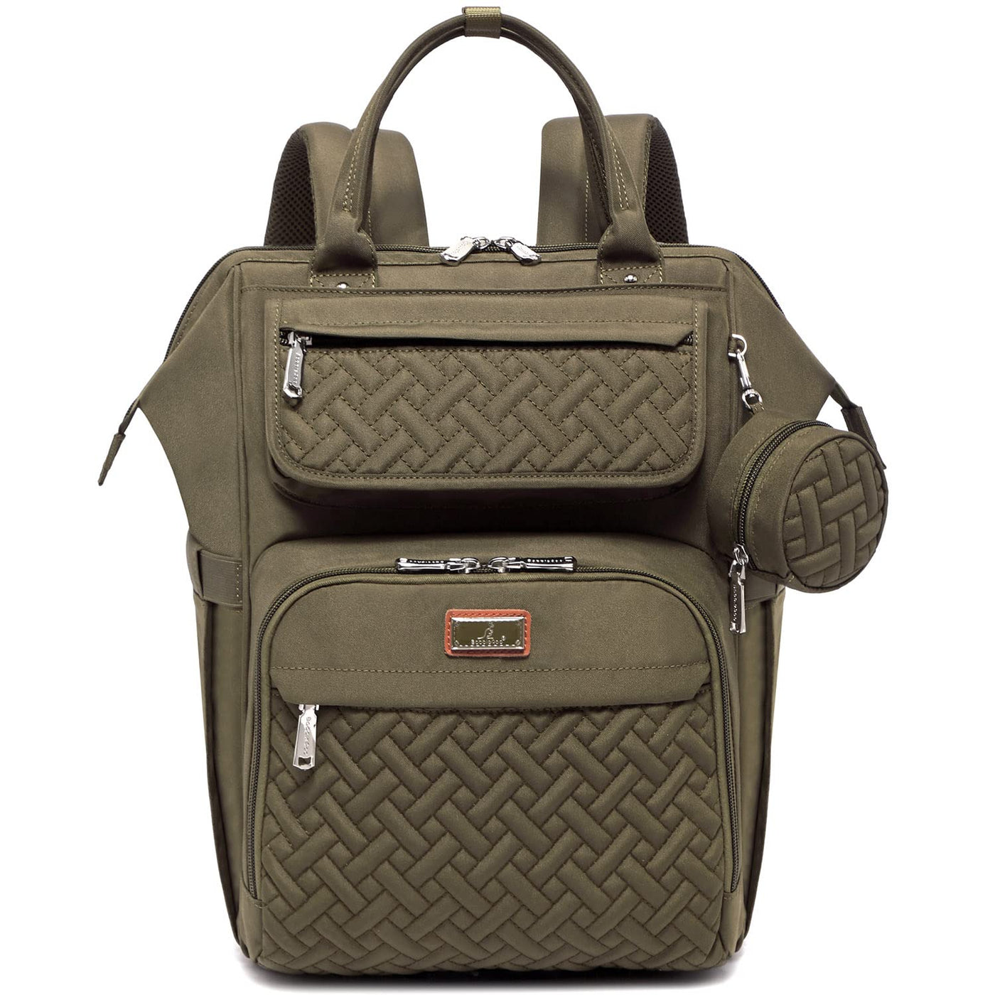 BabbleRoo Mochila para pañales, bolsa cambiadora de pañales multifu...