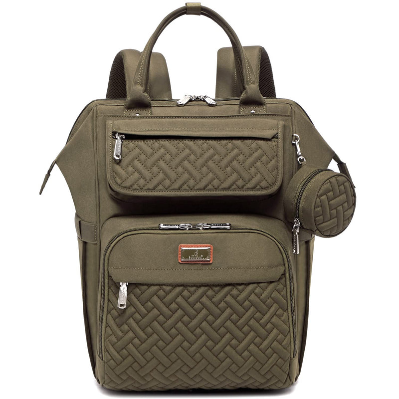 BabbleRoo Mochila para pañales, bolsa cambiadora de pañales multifu...