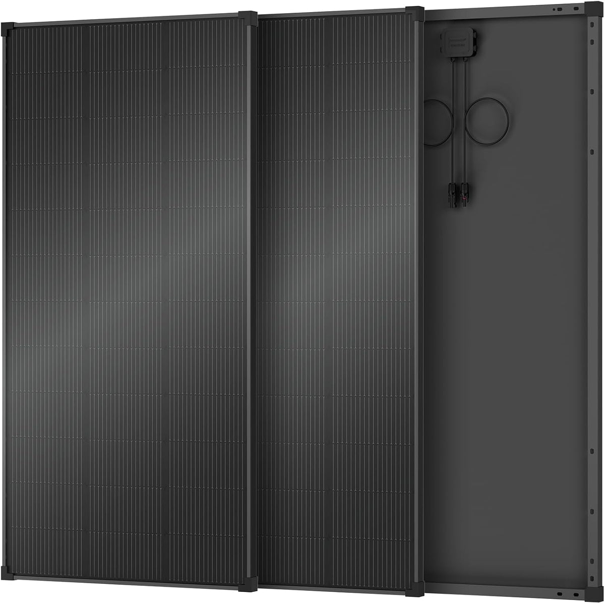 AeternaSol Panel solar mono de 400 W, 12 V, negro, paquete de 2, 20...