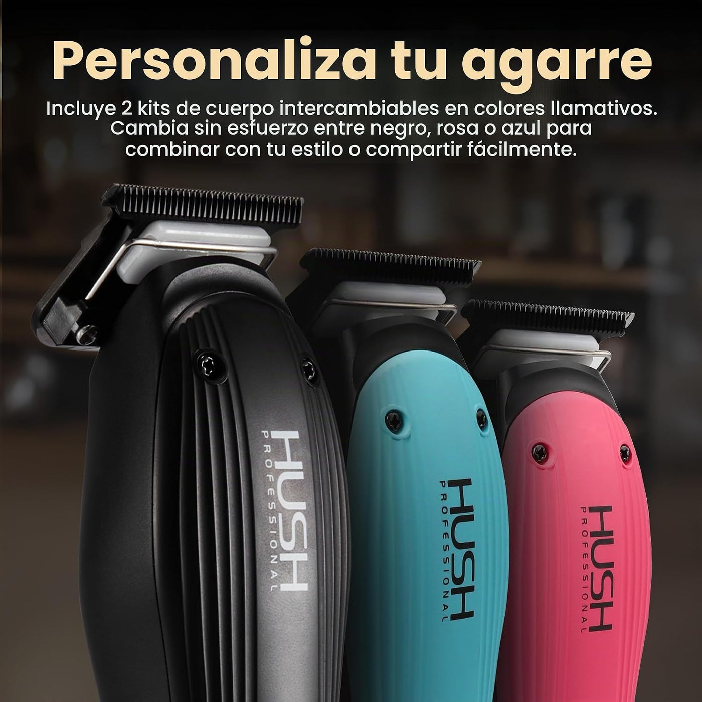 HUSH PROFESSIONAL Cortadora de pelo para hombres \u2013 Kit de cort...