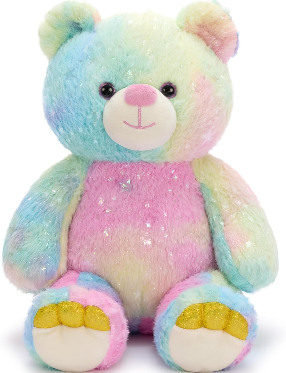 Tezituor Oso de Peluche Arcoíris Animal de Peluche, Lindo Juguete d...