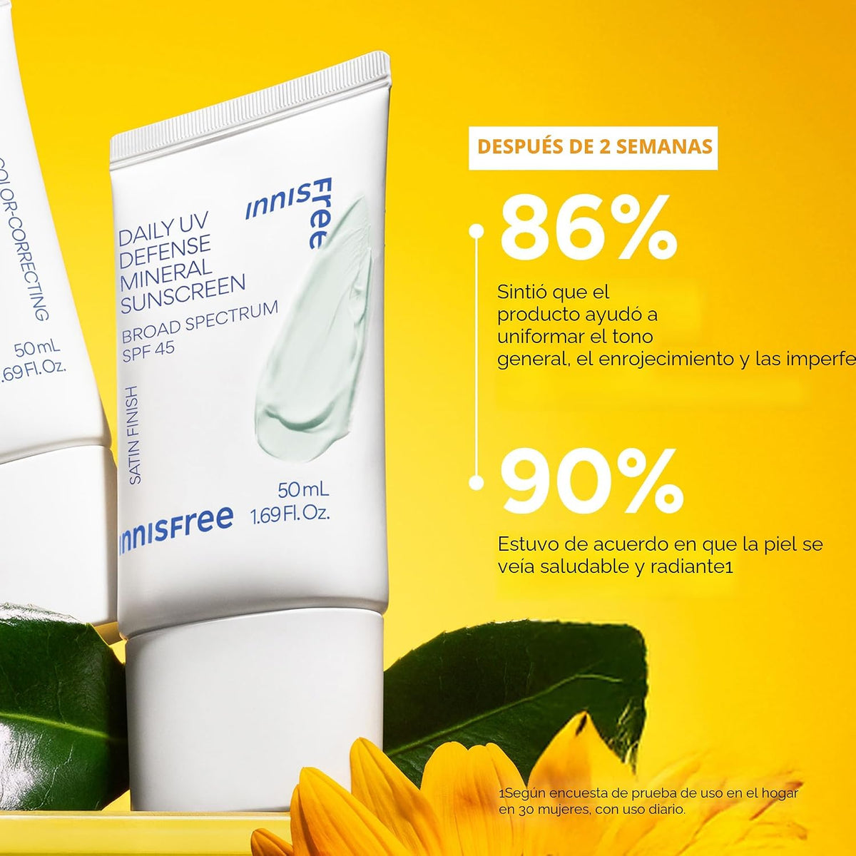 Innisfree Daily Mineral UV Defense SPF 45 | Protector solar coreano...