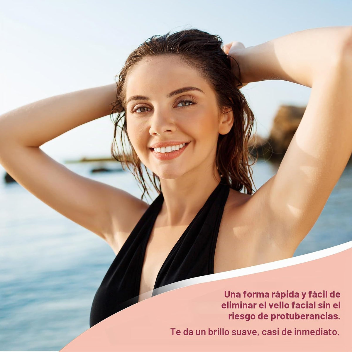 VISOFO Afeitadora facial para mujer, depilación facial, recortadora...