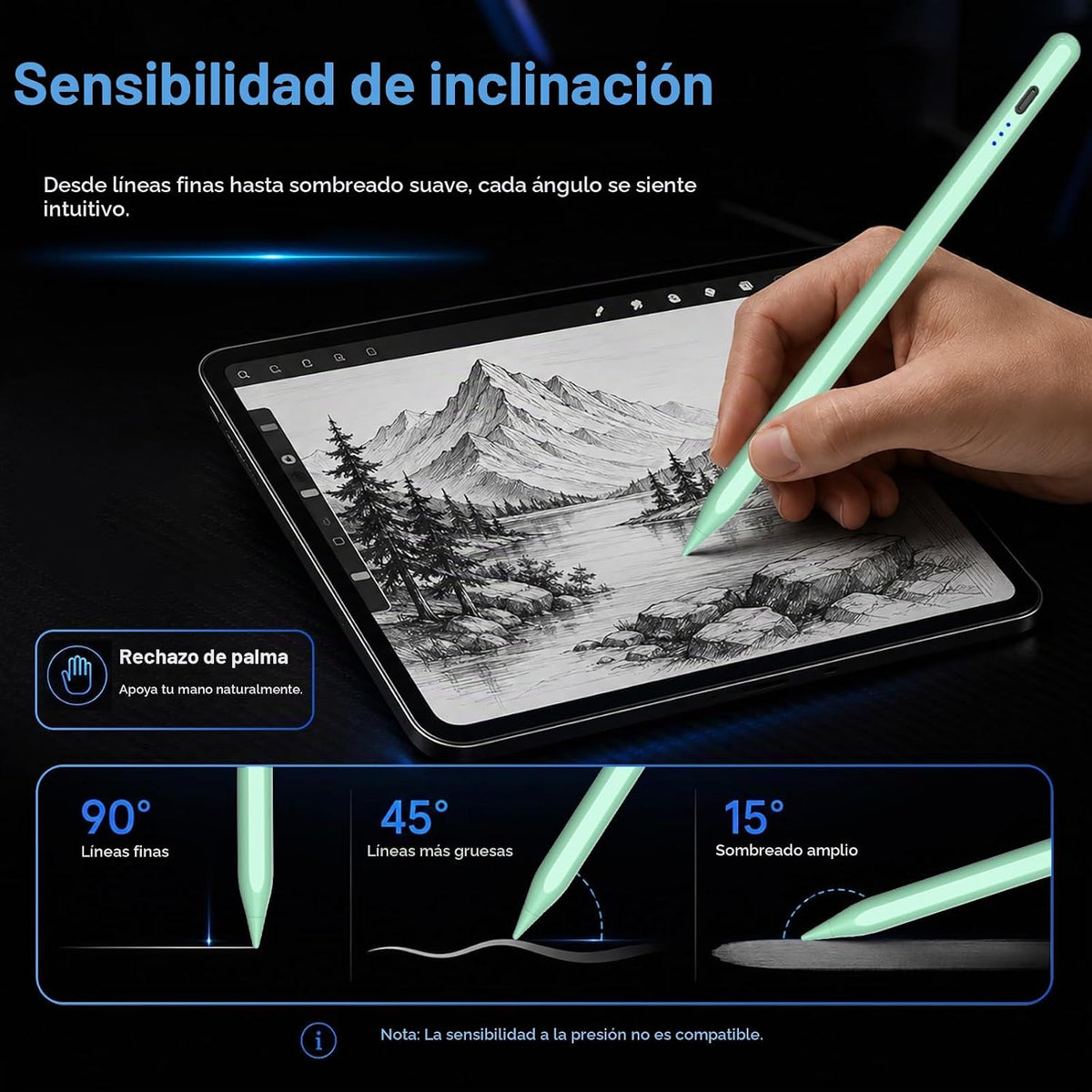 HATOKU Stylus Pen para Apple iPad 2018-2026 para tomar notas y dibu...