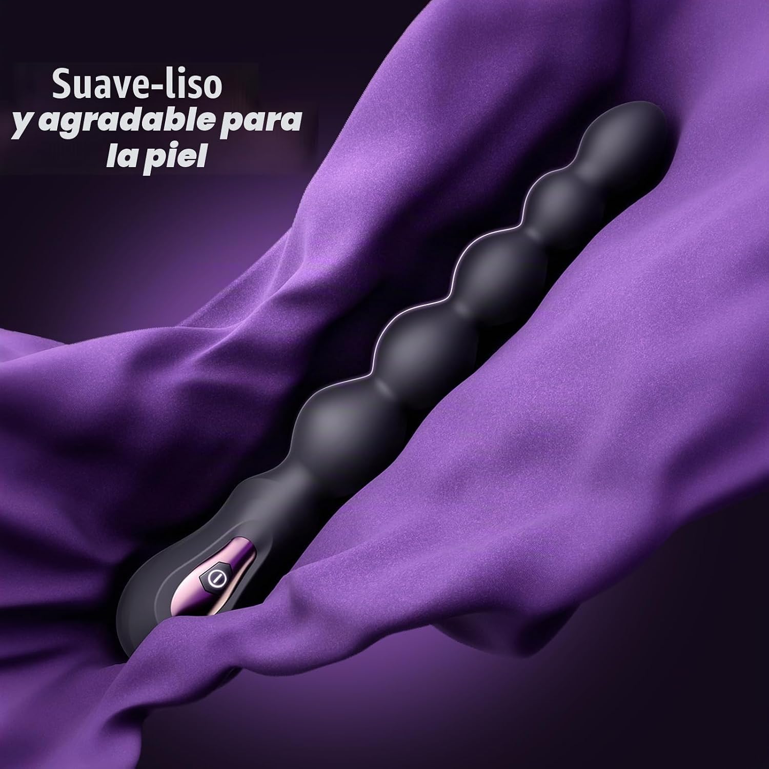 BEISAR - Perlas anales vibradoras de 9.05 pulgadas, vibrador anal d...