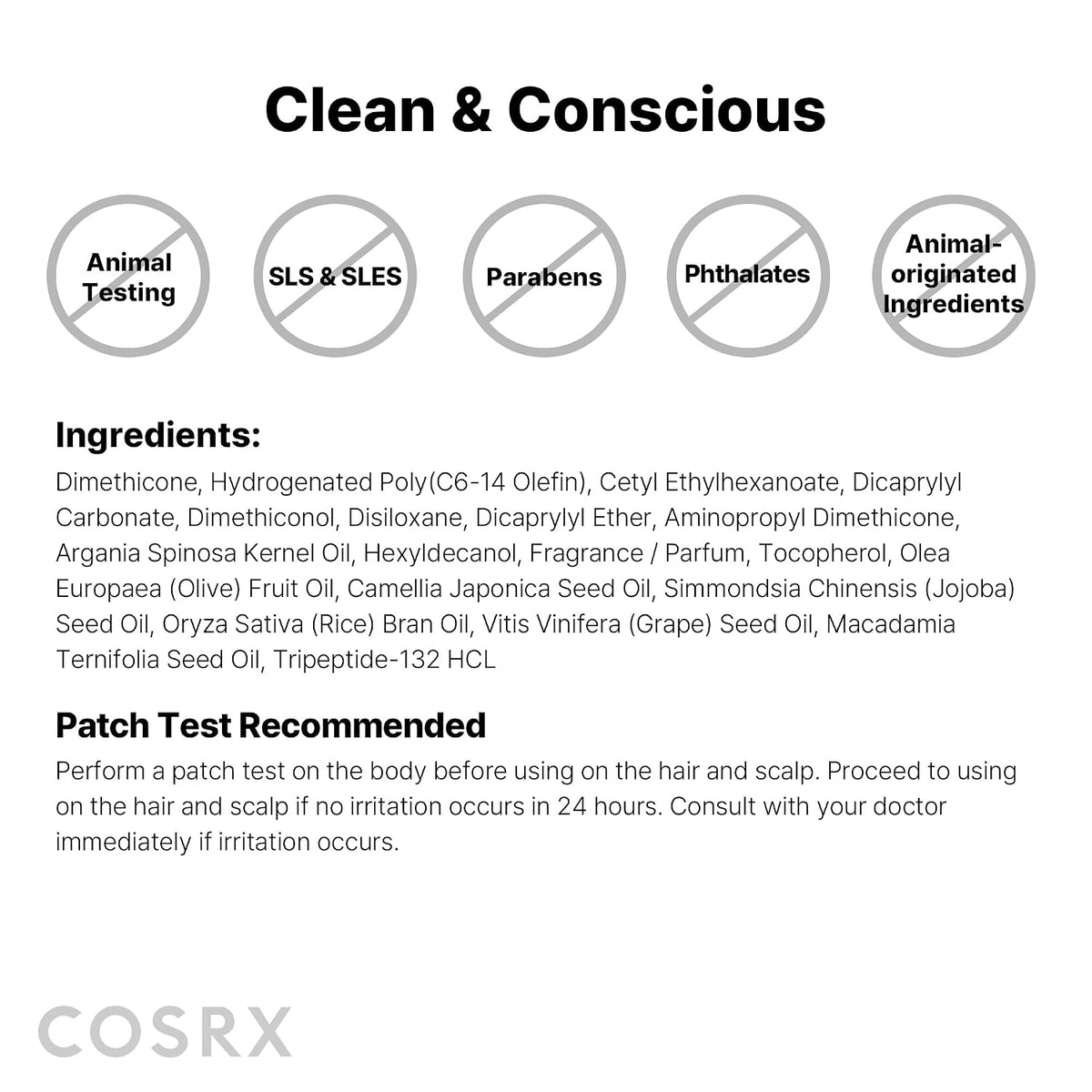 COSRX PEPTIDE 132 Suero de aceite para unión del cabello, reparació...