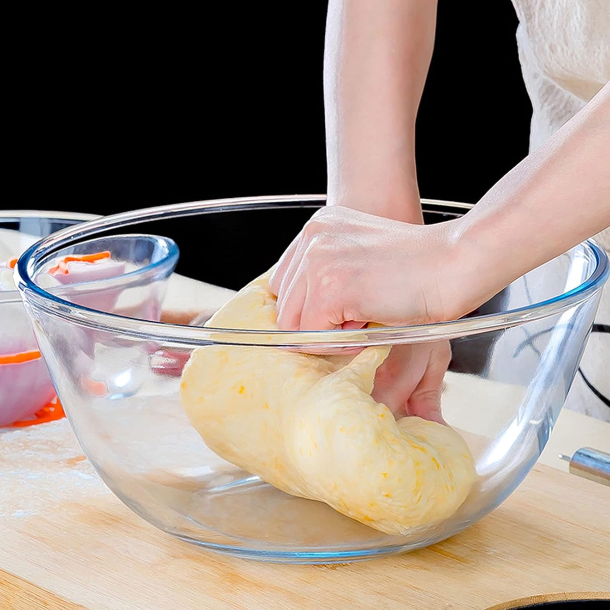 Juego de 3 cuencos de vidrio para mezclar Homwin para cocina, horne...