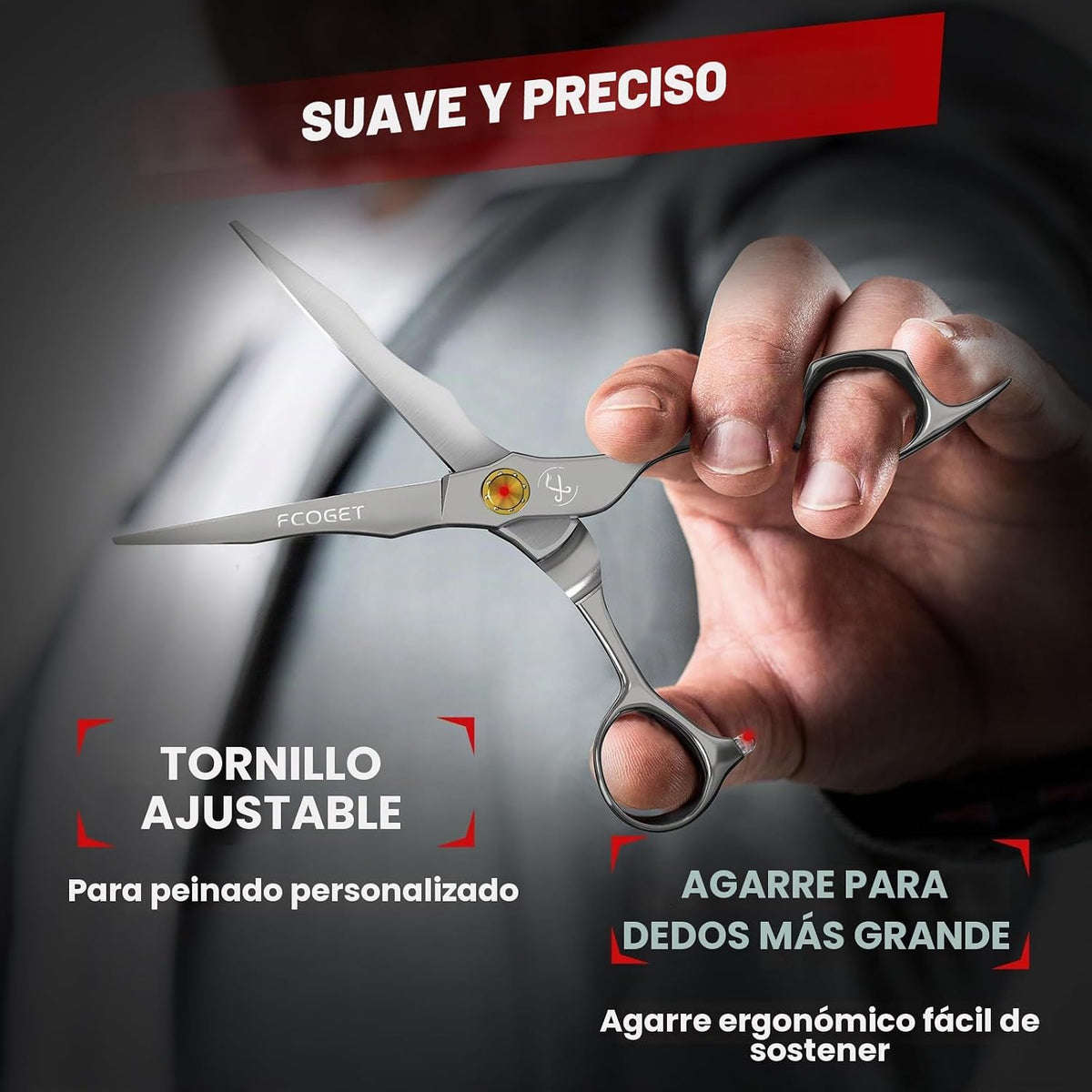 Kit de Tijeras Profesionales de Peluquería para Entresacar - Tijera...